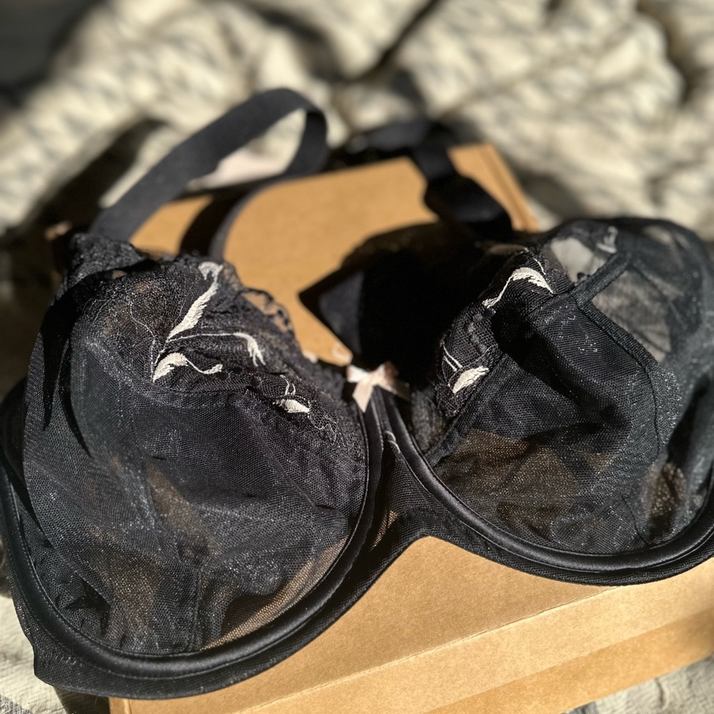 NWT Black Seamless Supportive Bra